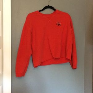 Super cute cropped Calvin Klein hoodie